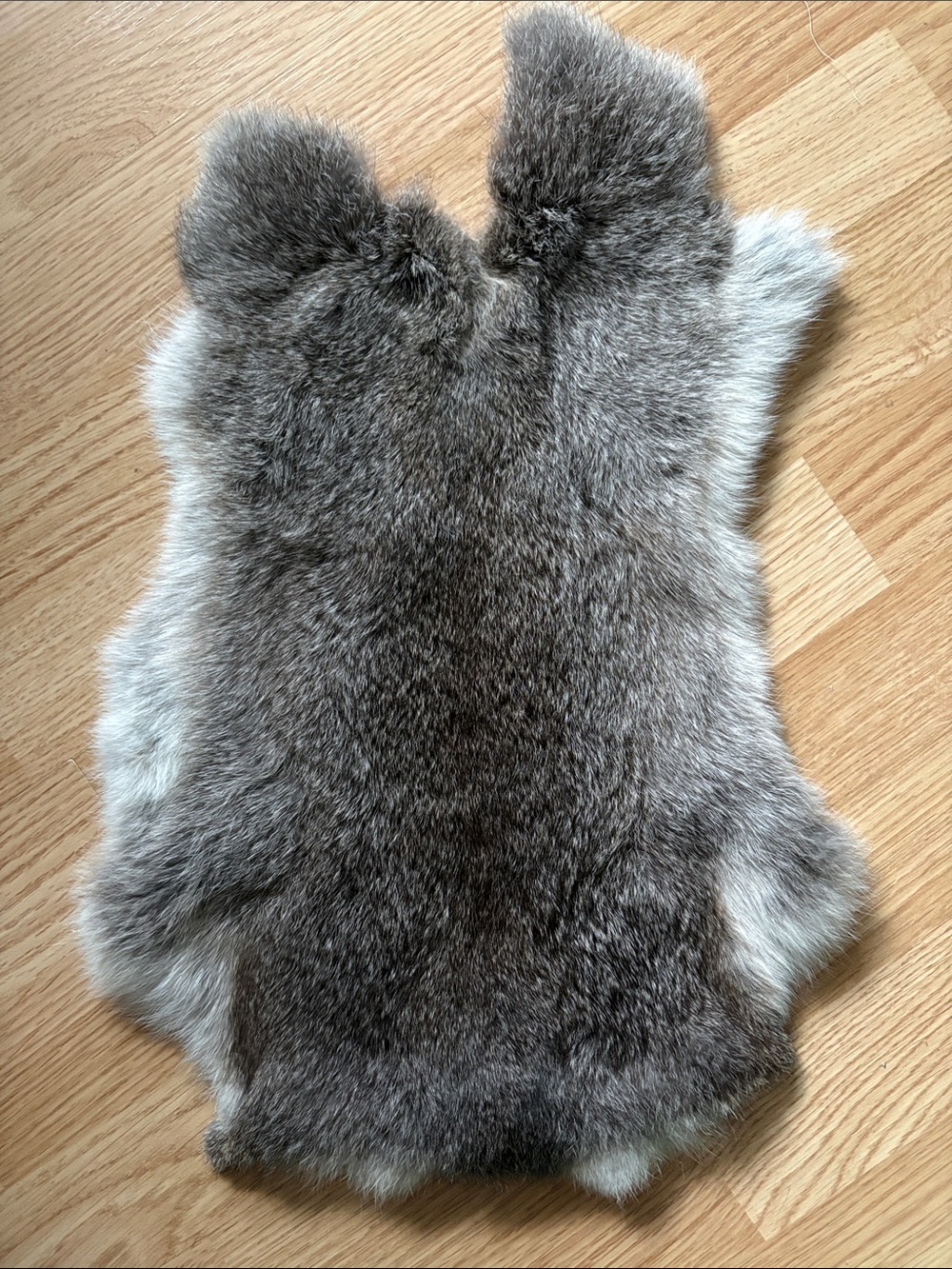 B0240 natural rabbit fur pelt craft supply